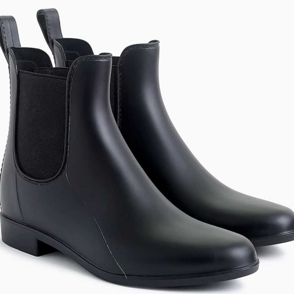 J. Crew Mercantile Rain Boot Black Size 9